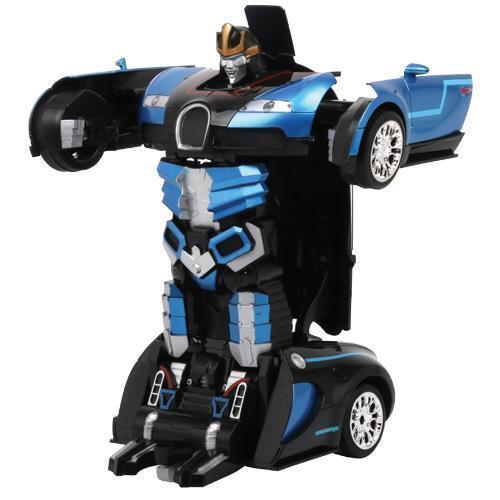 Bugatti Autobot - Transforming Robot Car (Blue) - Image 3