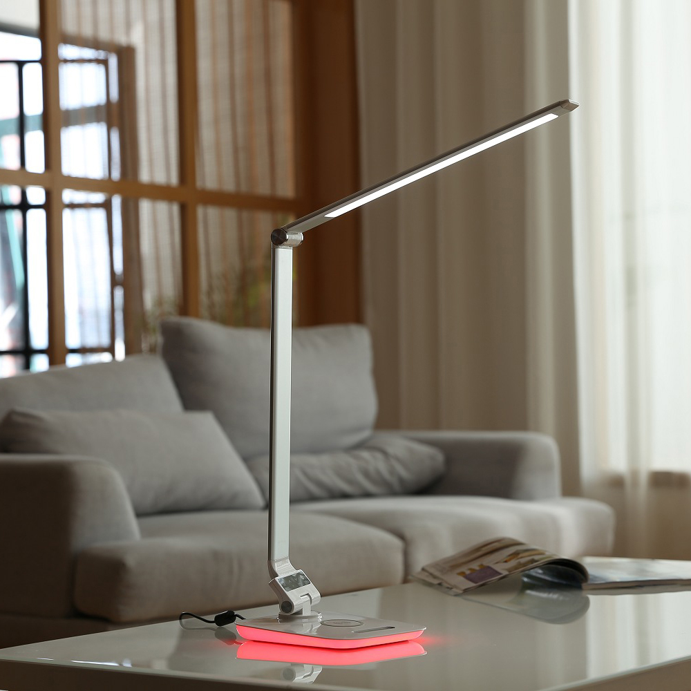 Adjustable RGB Desk Lamp/Wireless Charger - Image 2