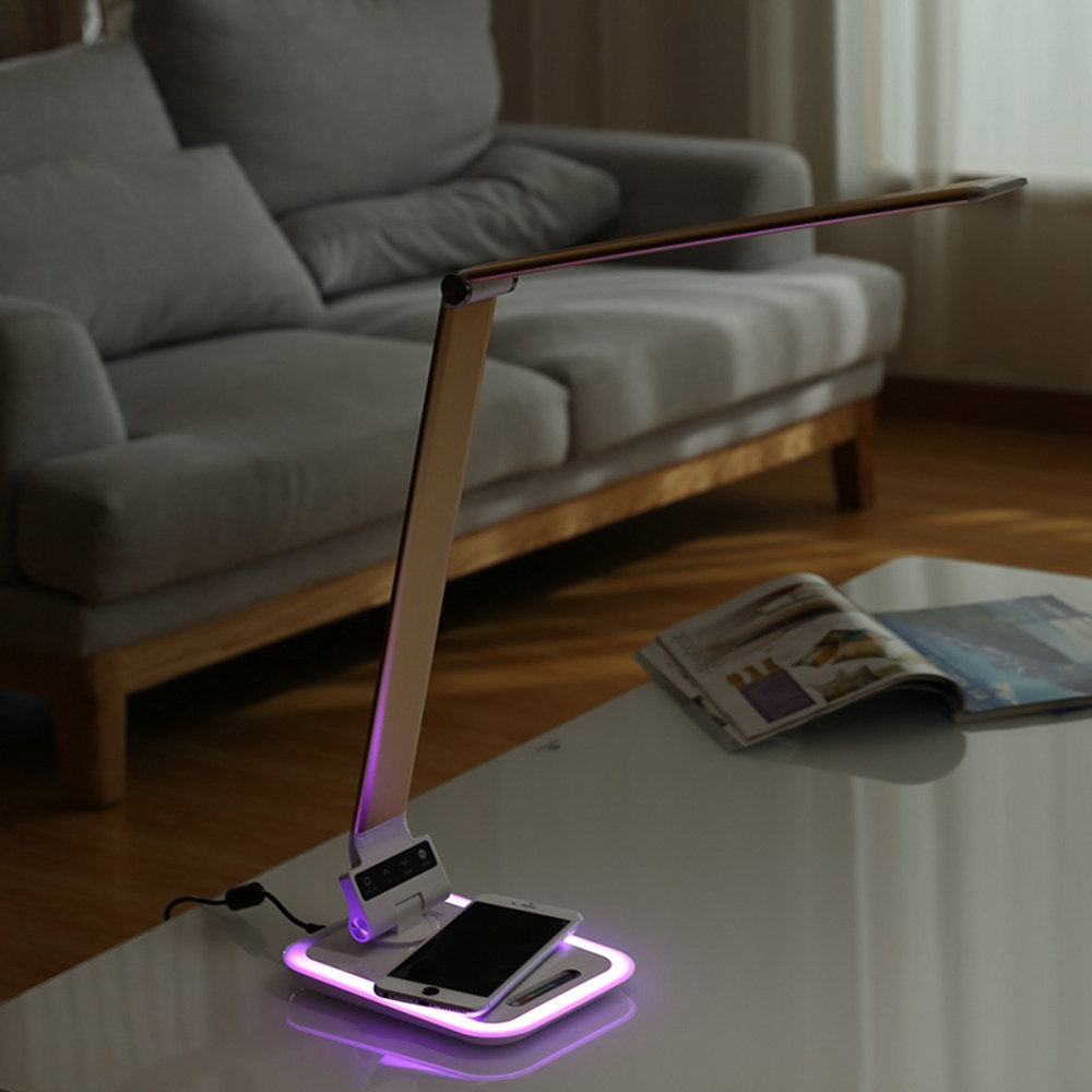 Adjustable RGB Desk Lamp/Wireless Charger - Image 3
