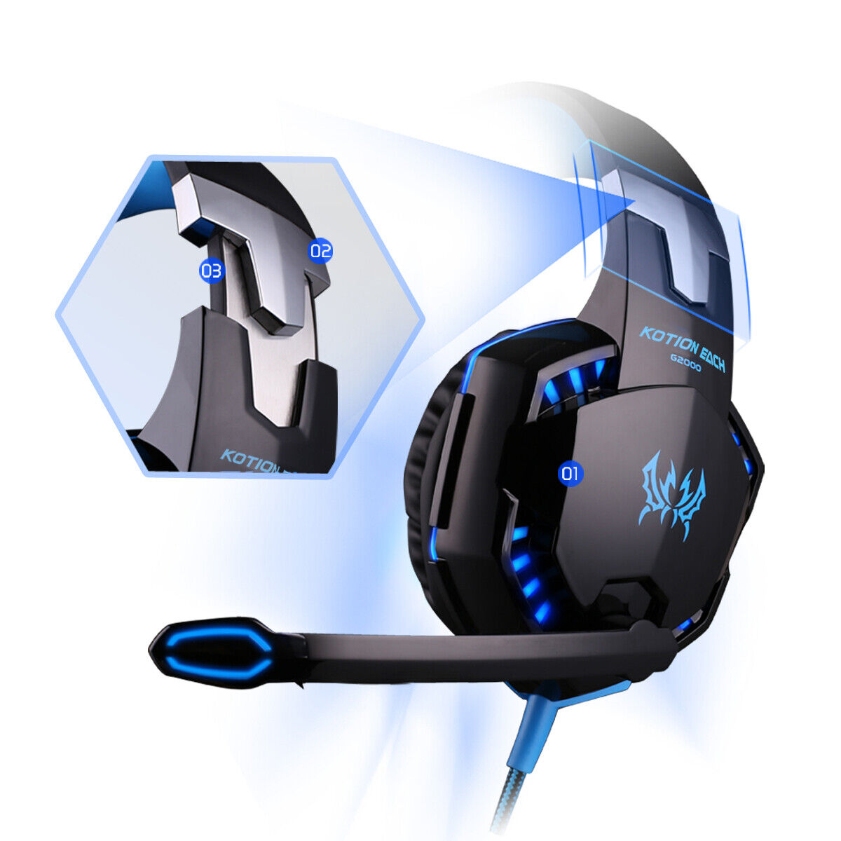 Wired Gaming LED Headset - Image 17